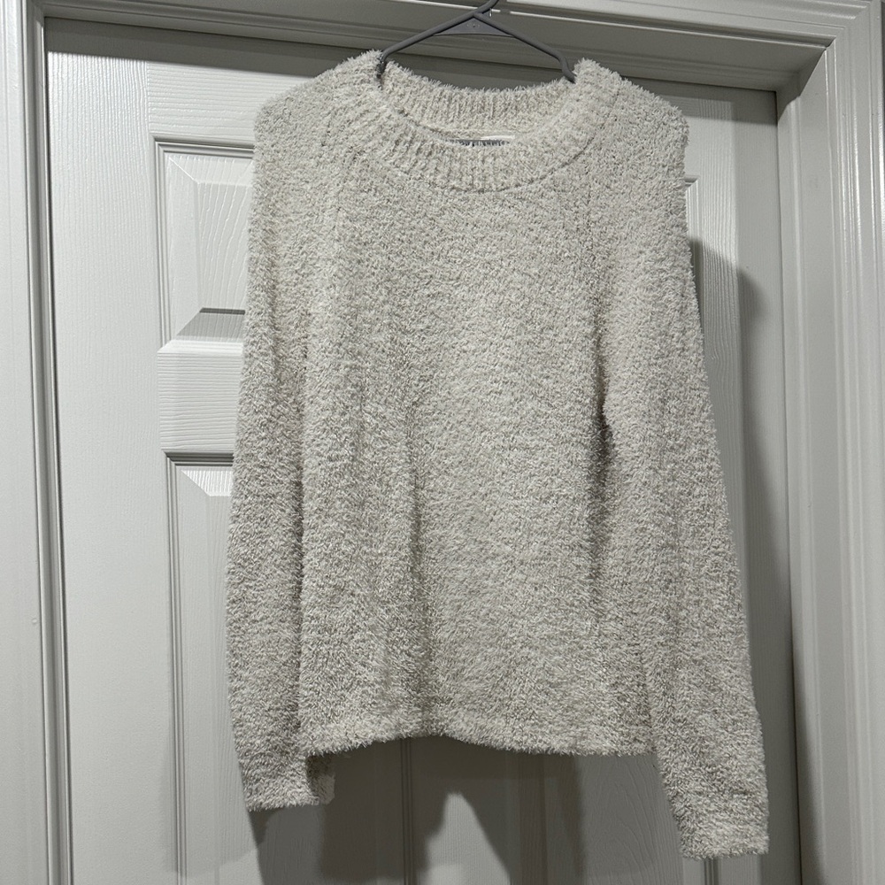 Stars Above Soft White Sweater